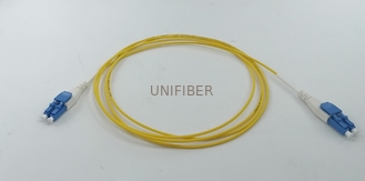 Single Mode Duplex LC to LC Uniboot Fiber Patch Cord 2.0mm Round Cable 3M
