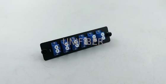 6 Port Fiber Adapter Module Single Mode Duplex LC/UPC