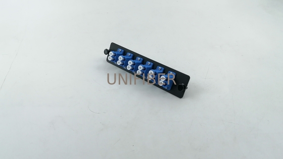 6 Port Fiber Adapter Module Single Mode Duplex LC/UPC