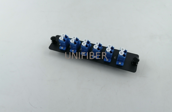 6 Port Fiber Adapter Module Single Mode Duplex LC/UPC