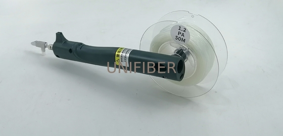 FTTH 1.2mm Nylon G657B3 Transparent Clear Invisible Transparent Optical Fiber