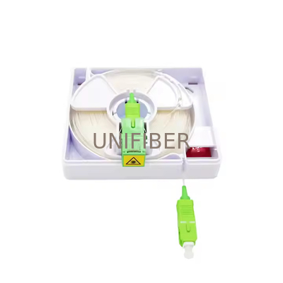 Wall Mounted Fiber Faceplate Box FTTH G657B3 Invisible Optical Fiber Cable SC/APC