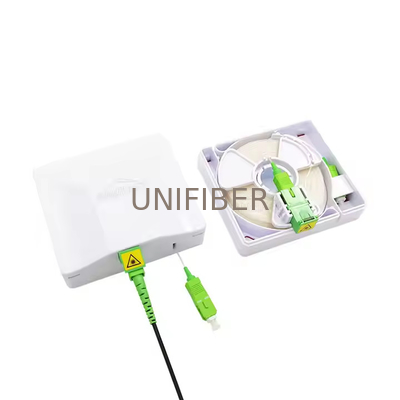 Wall Mounted Fiber Faceplate Box FTTH G657B3 Invisible Optical Fiber Cable SC/APC