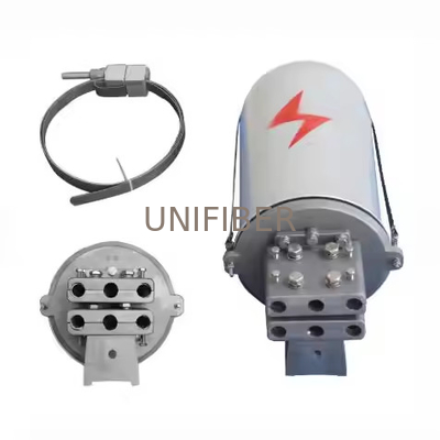 24/48/96/144 Core ADSS OPGW Metal Junction Box Aluminum Stainless Steel Joint Closure Splice Box