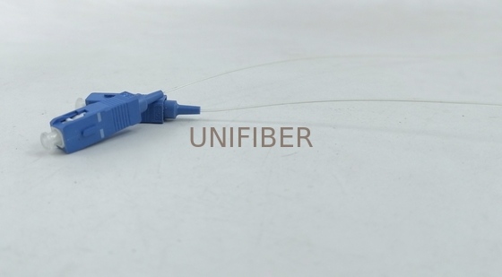 SC/UPC-SC/UPC Invisible Transparent Optical Fiber Cable, OS2 Singlemode G657B3, Nylon Jacket 10M