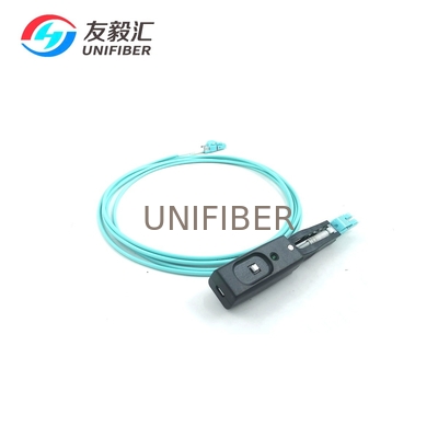 Uniboot LC to LC Duplex OM4 LED Light Traceable Fiber Patch Cable 3M