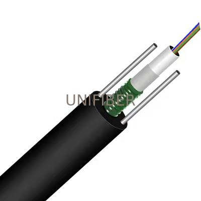 GYXTW Outdoor Single Loose Tube Steel Tape Armored Fiber Cable With Steel Wire 4/6/12/24 core