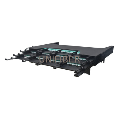 MP6 Ultra High Density MPO/MTP Fiber Patch Panel 1U 144 Ports