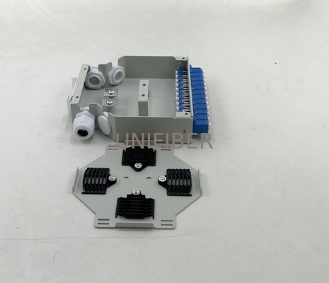 12 Ports LC duplex DIN Rail Mounted Fiber Patch Panel