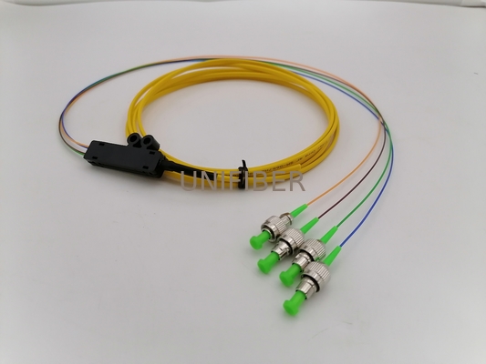 4 Core Single Mode G657A2 FC/APC Ribbon Fiber Pigtail 2.5m