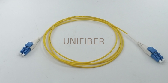 Single Mode Duplex LC to LC Uniboot Fiber Patch Cord 2.0mm Round Cable 3M