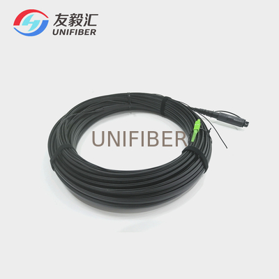 100FT SST-Drop Toneable 1F Outdoor Pre-connectorized Dielectric Flat Drop Cable G657A2 Optitap to SC/APC