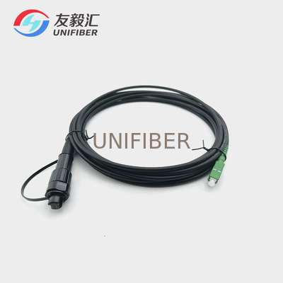 Outdoor Mini SC to SC/APC Pre Connectorized Fiber Drop Cable Patch Cord 1~150m