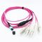 Small Volume MPO MTP Patch Cord Pre Terminated Harness Breakout Cable For Data Center Cabling