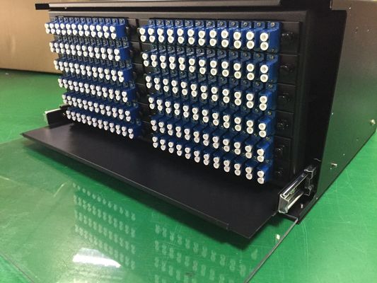 Duplex LC 4U 288 Port ODF Fiber Enclosure Box 23" Rack Mount