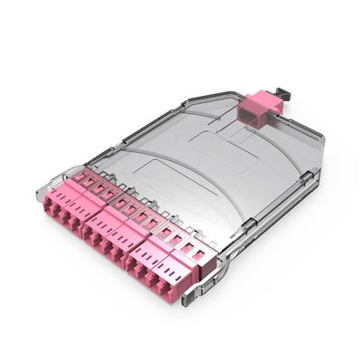 ABS Injected 3x Quad Lc Patch Panel Multimode OM4 Fiber