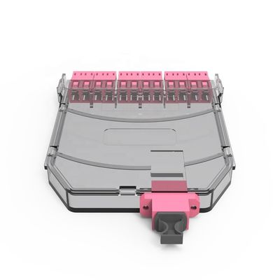 ABS Injected 3x Quad Lc Patch Panel Multimode OM4 Fiber