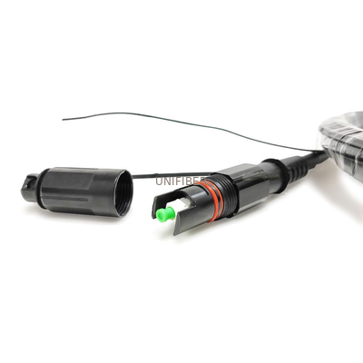 OptiTap To SC Toneable Flat Drop Cable 150FT 200FT 300FT For FTTx