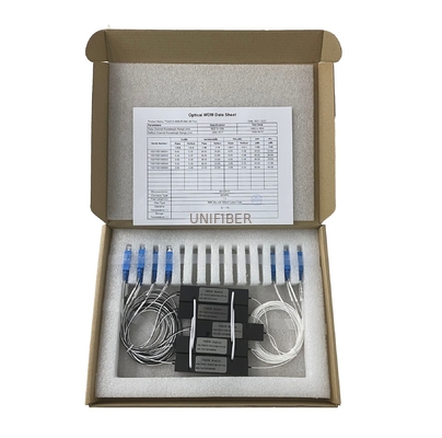 1x2 Channel Wavelength Division Multiplexer FWDM Splitter SC UPC