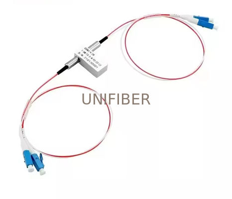 1x2 2x2 παράκαμψη Μηχανολογικός οπτικός διακόπτης μη κλειδώματος 1310/1550nm 5V LC/UPC