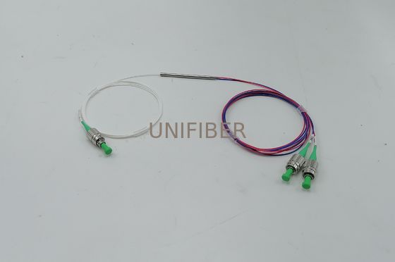 Υψηλό ER 1x2 SM PM Fiber Coupler FC/APC 1310nm 1550nm 1060nm